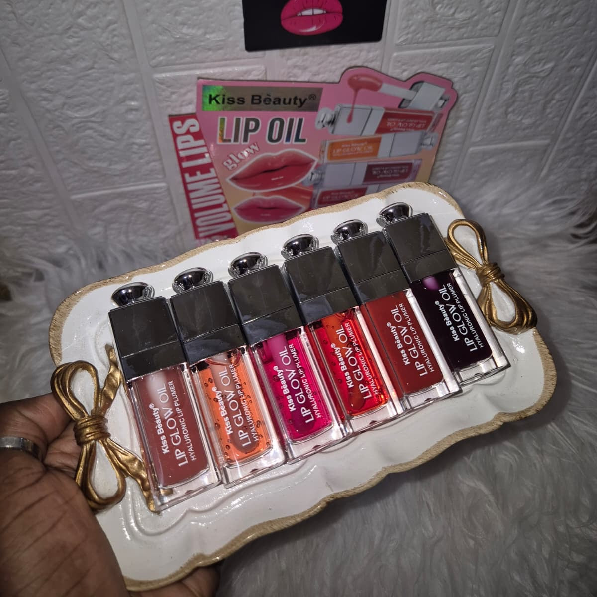 Kiss beauty lip glow oil