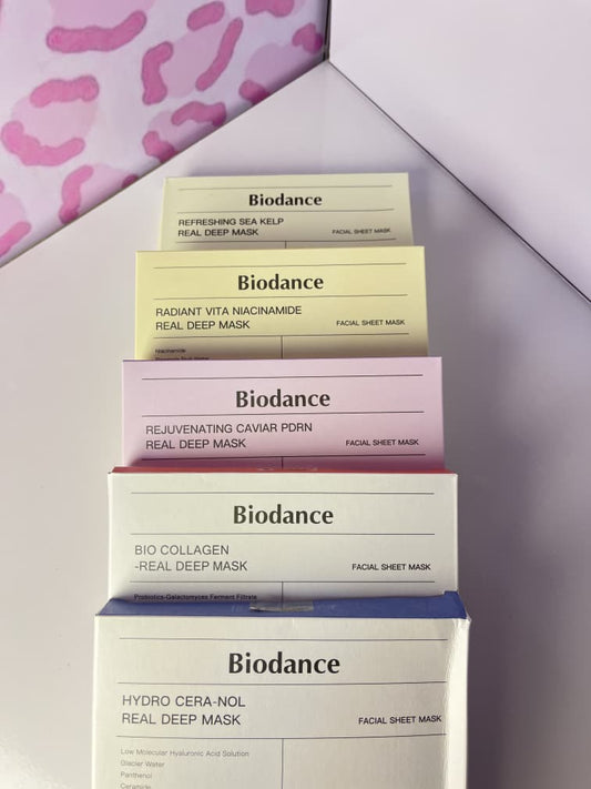 Masque visage Biodance lot de 4 pièces