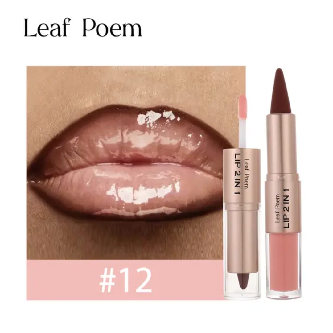 Leaf Poem 2 in 1 lip combo