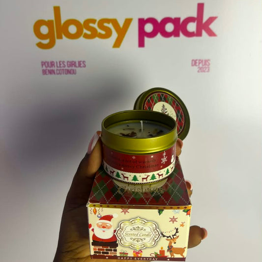 Bougies de Noël parfumées