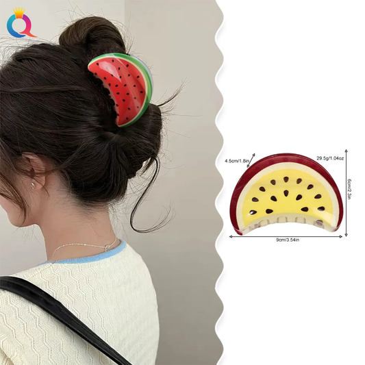 Pince cheveux fruits