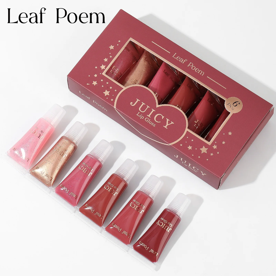 Juicy lip gloss set 6pcs
