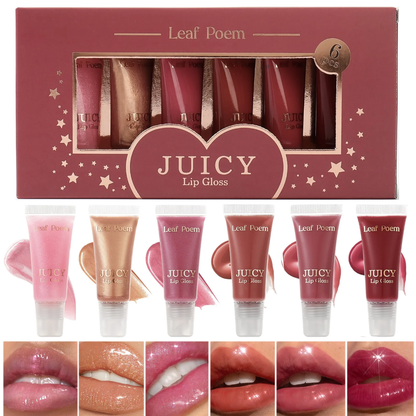 Juicy lip gloss set 6pcs