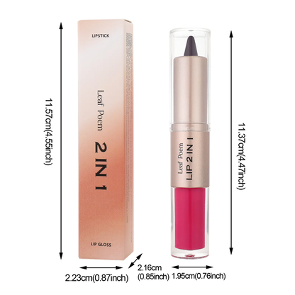 Leaf Poem 2 in 1 lip combo