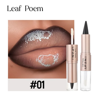 Leaf Poem 2 in 1 lip combo
