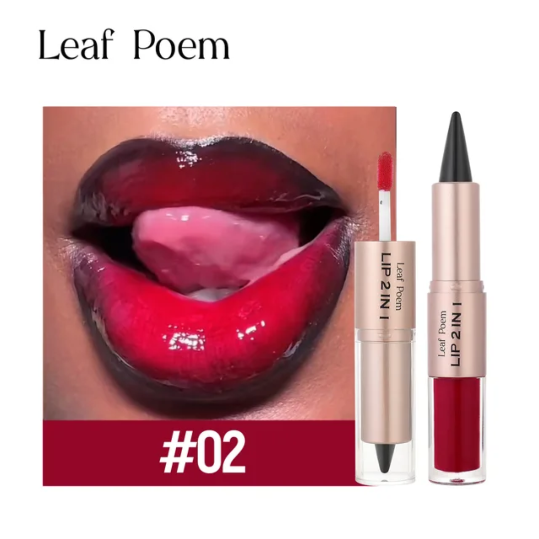 Leaf Poem 2 in 1 lip combo