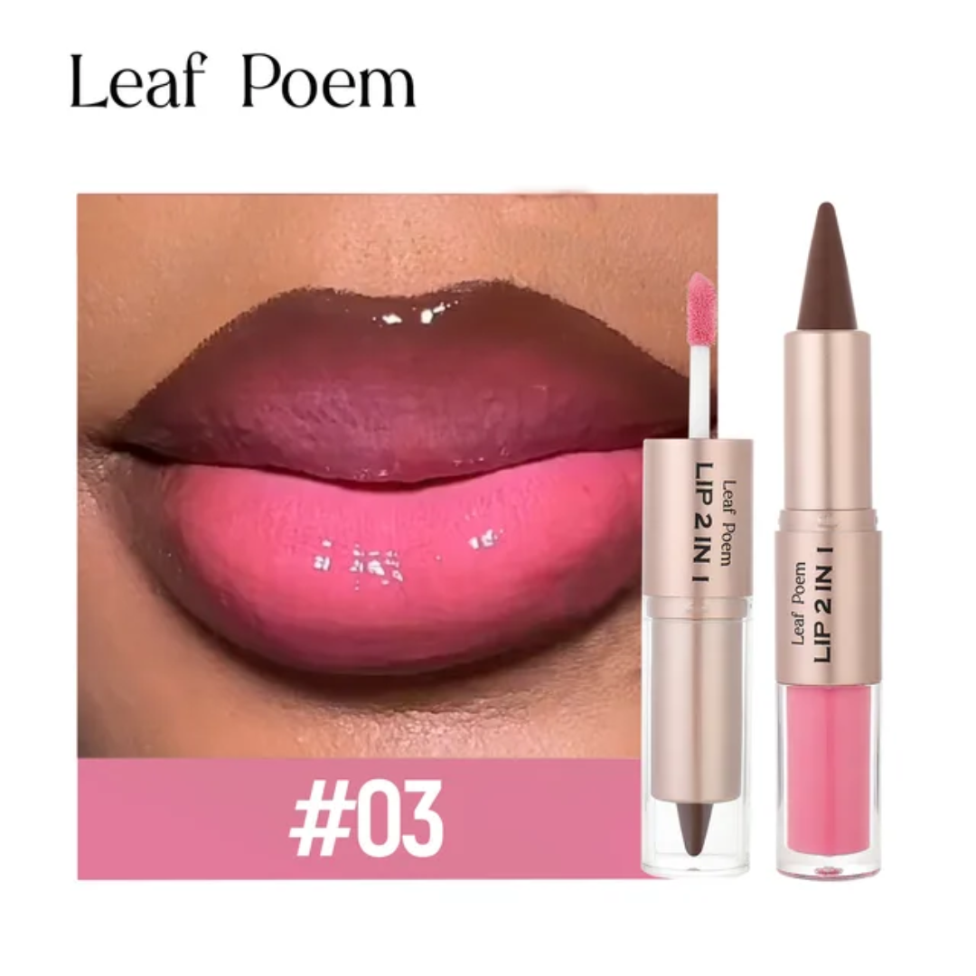 Leaf Poem 2 in 1 lip combo