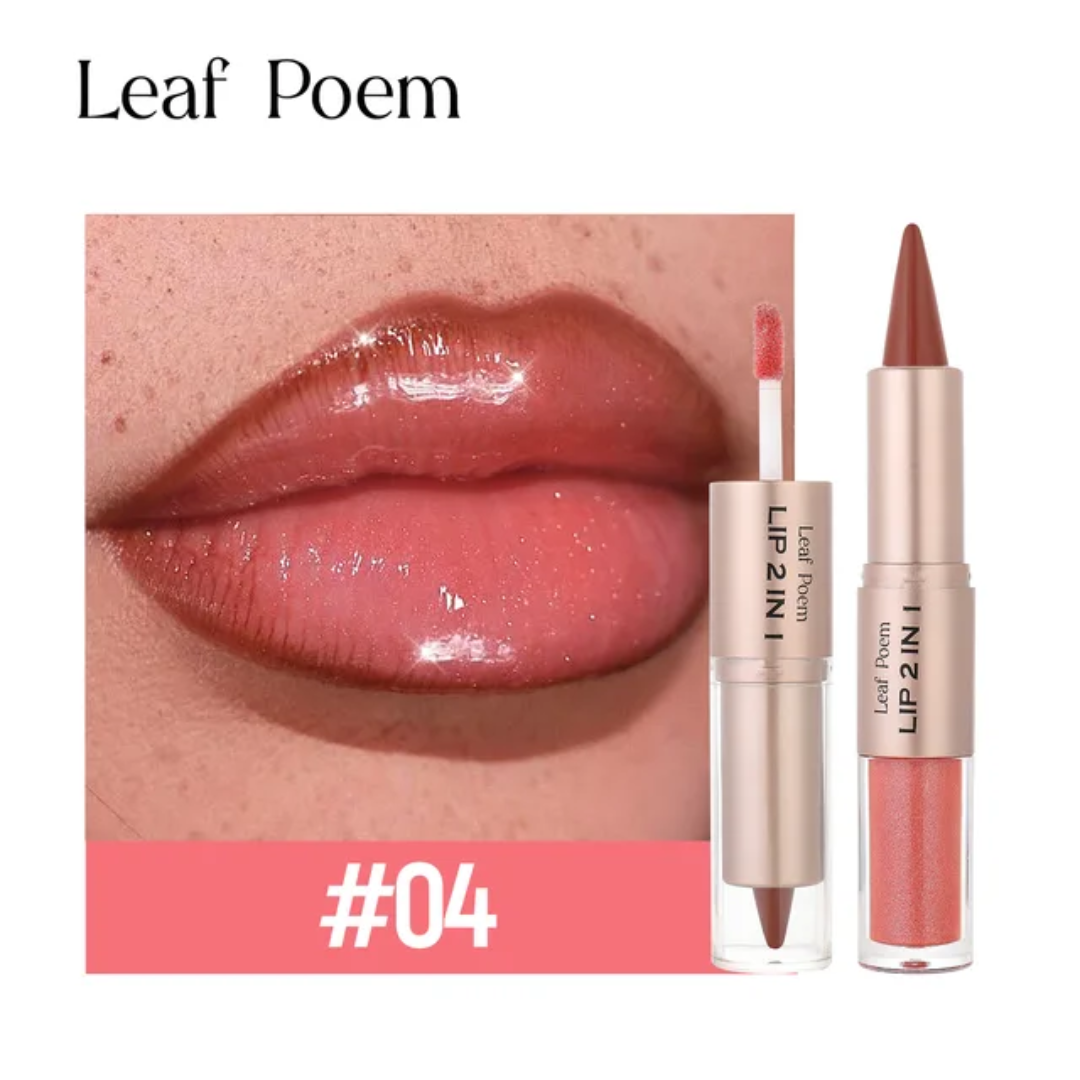 Leaf Poem 2 in 1 lip combo