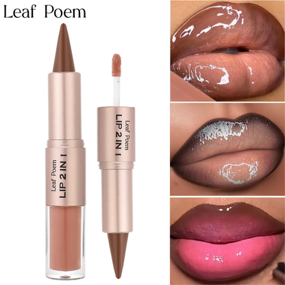 Leaf Poem 2 in 1 lip combo