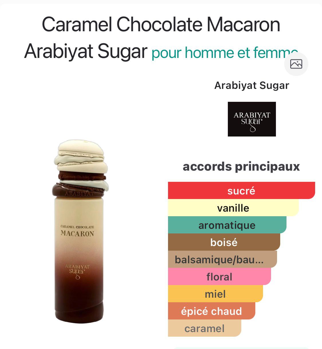 Eau de parfum Macaron 100ml
