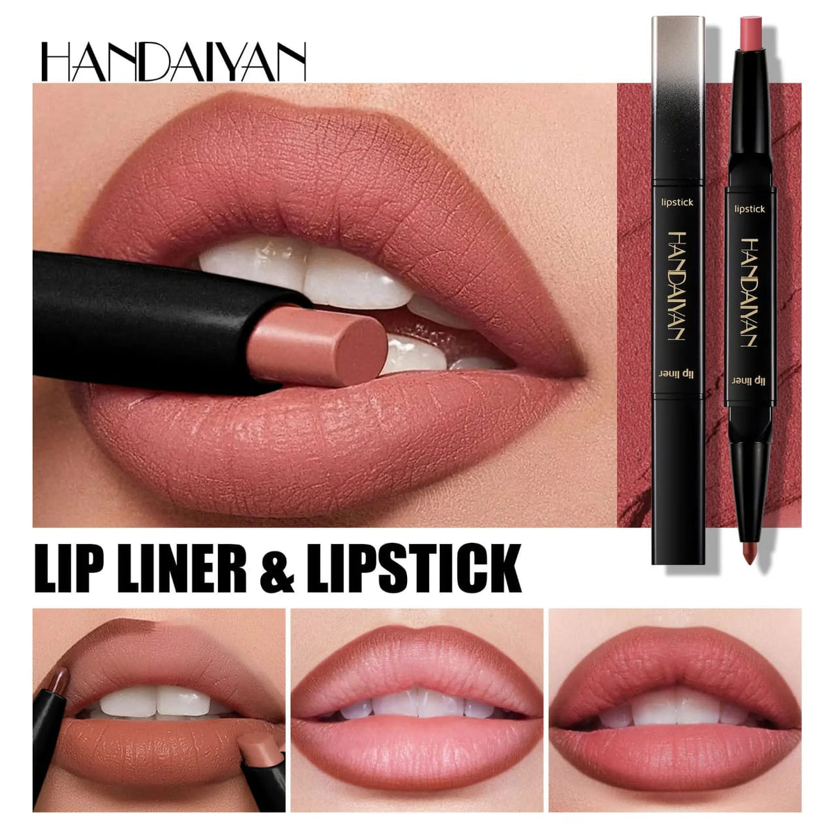 2 in 1 lipstick & lip liner