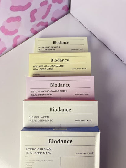 Masque visage Biodance lot de 4 pièces