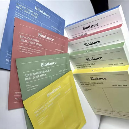 Masque visage Biodance lot de 4 pièces