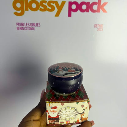 Bougies de Noël parfumées