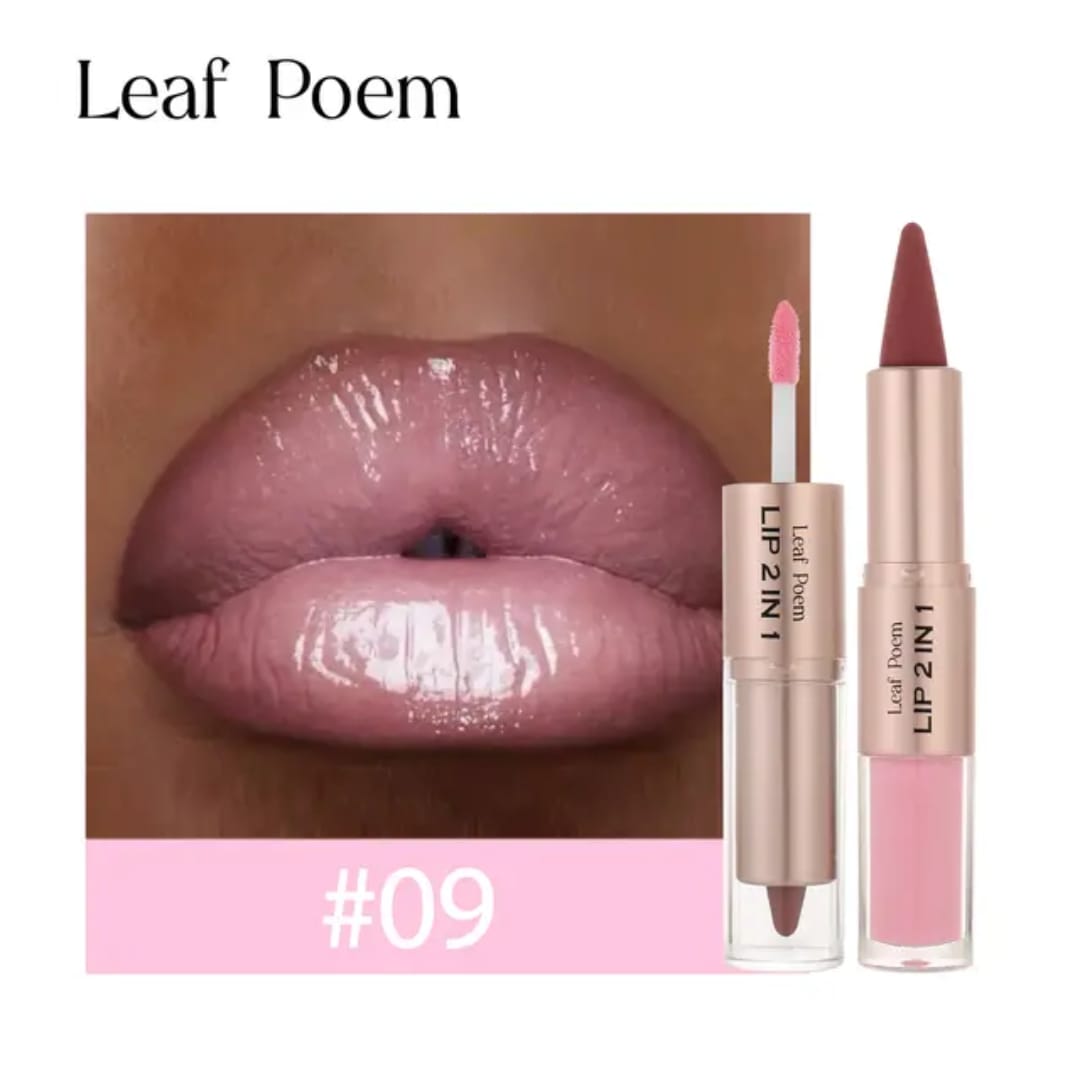 Leaf Poem 2 in 1 lip combo