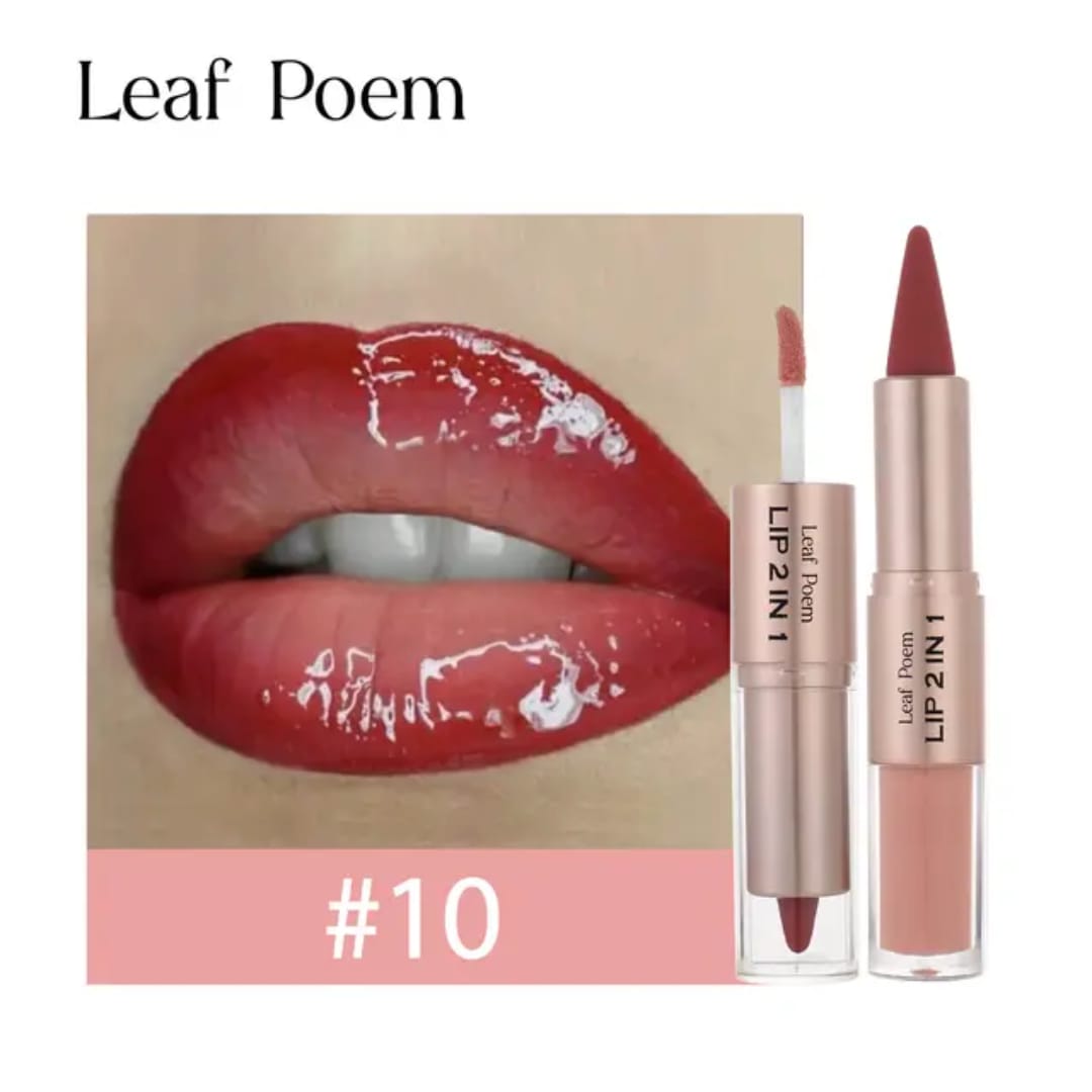 Leaf Poem 2 in 1 lip combo
