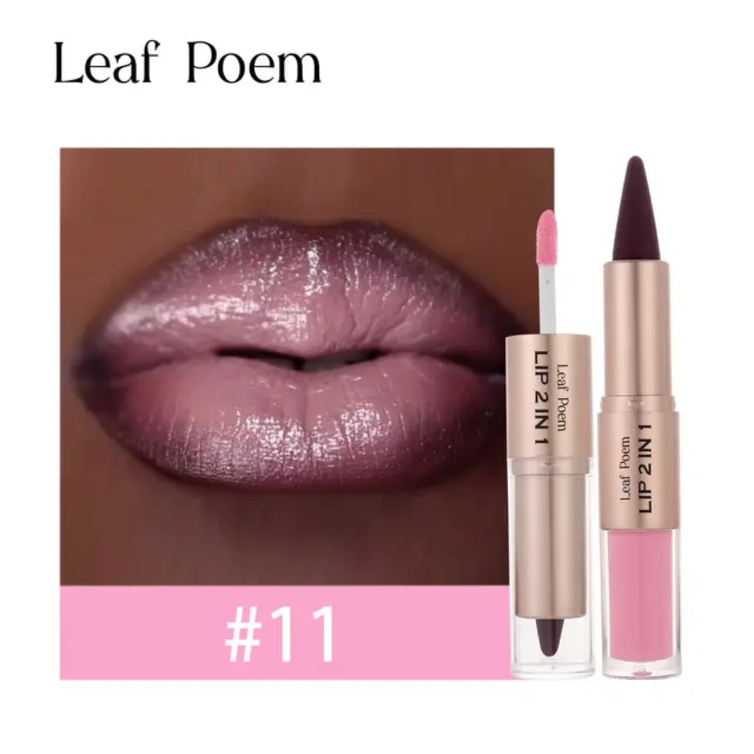 Leaf Poem 2 in 1 lip combo