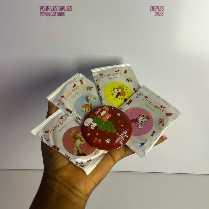Miroir de poche mystère de Noël