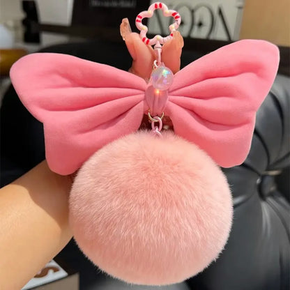 Porte clé accessoire pompom