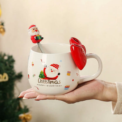 Mug en ceramique 420ml & cuillère